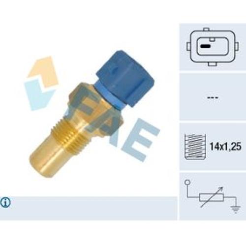 BULBO TEMP. PEUGEOT CITROEN (133877) 406 607 XANTIA C/A.A. CABEZA y ANILLO AZUL 1 PATA