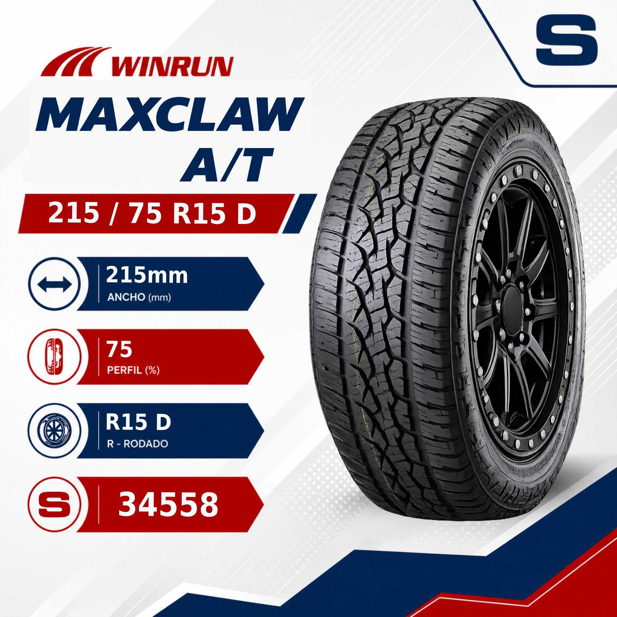 NEUMATICO 215/75 R15 D WINRUN MAXCLAW A/T
