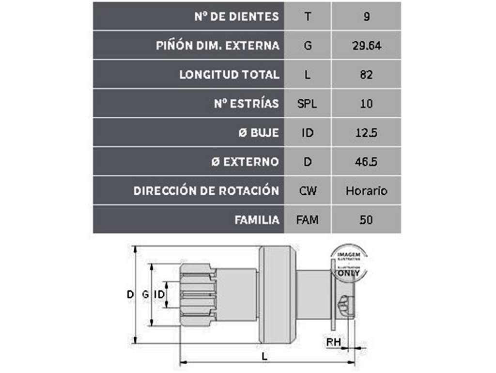BENDIX TO CARINA/COROLLA 9D. 10E