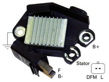 REGULADOR ALTERNADOR VALEO GM AGILE/CAPTIVA