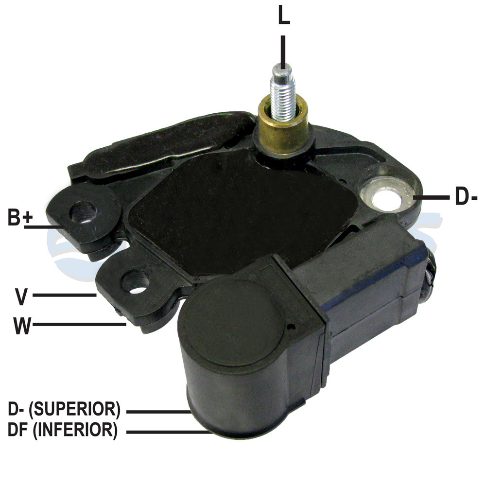 REGULADOR VOLTAJE PEUGEOT 206/307/407 CITROEN XSARA PICASSO 2.0 HDI ALTERNADOR VALEO [MERCADERIA DE PLAZA]
