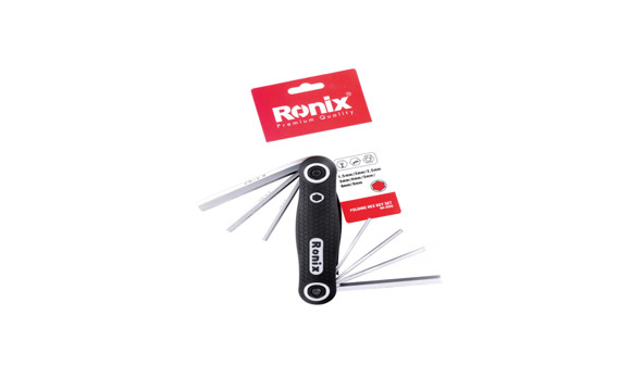 JUEGO DE LLAVES HEXAGONALES PLEGABLES RONIX DE 1,5 A 8MM