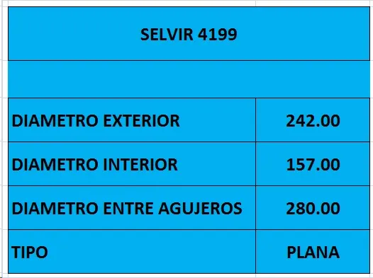 PLACA EMBR NISSAN TD27 4WD-FRONTIER 2.4 (240)VALEO