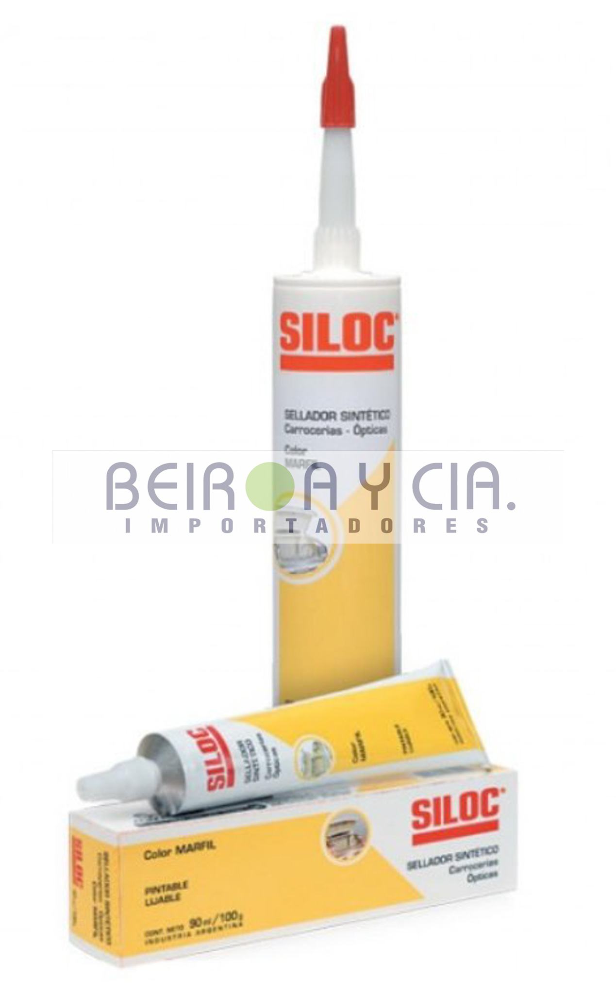 SILICONA SILOC SELLADORA CARROCERIA PINTABLE
