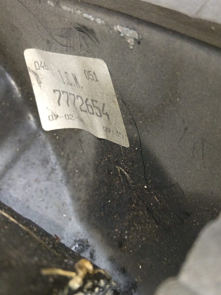 Palanca Cambio Fiat Punto Berl. (176) 1993-1997 TD ELX (I) 1.7L 52kW 7772654