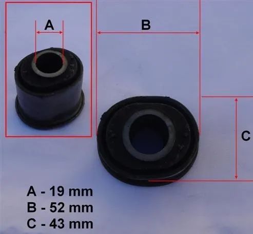 BUJE BASTIDOR INF FORD F4000 85 (OVALADO) (B)