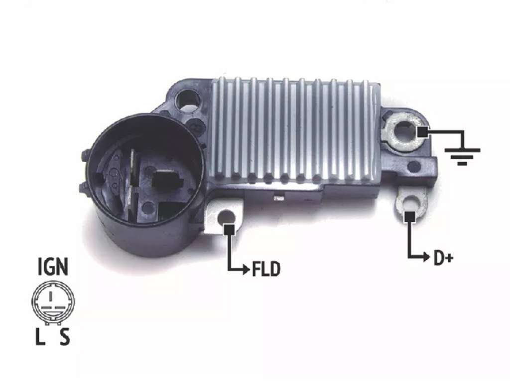 REGULADOR ALTERNADOR HITACHI IS AMIGO 12V