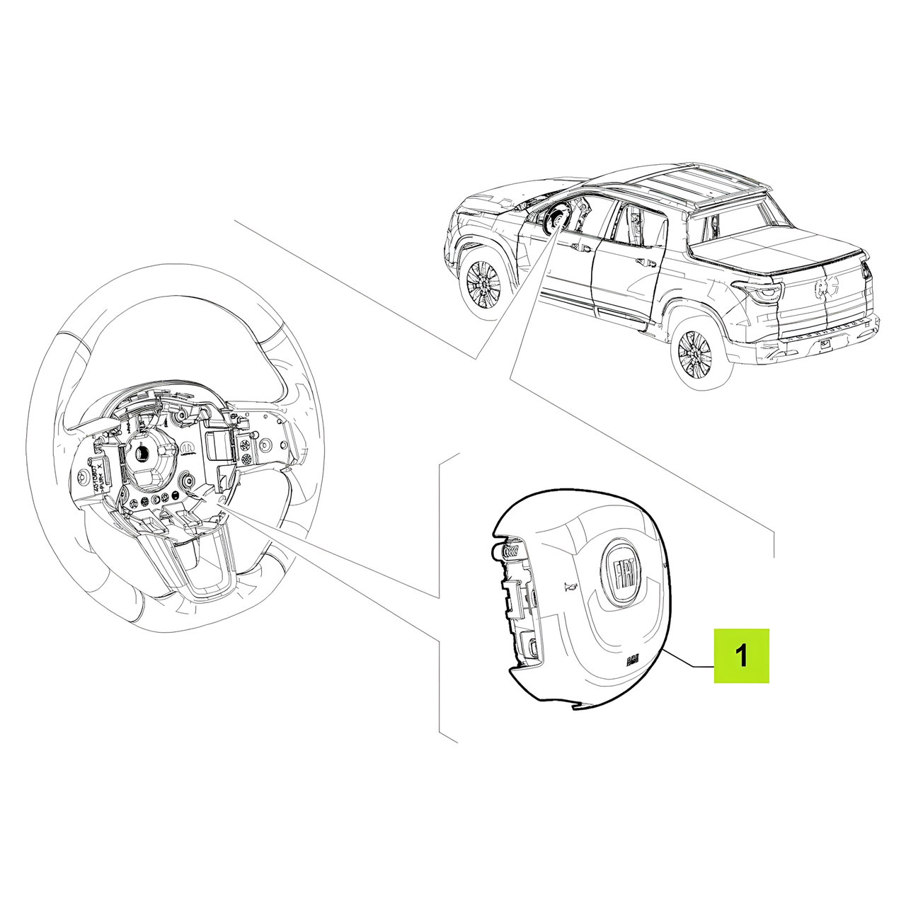 AIRBAG CONDUCTOR -ORIGINAL