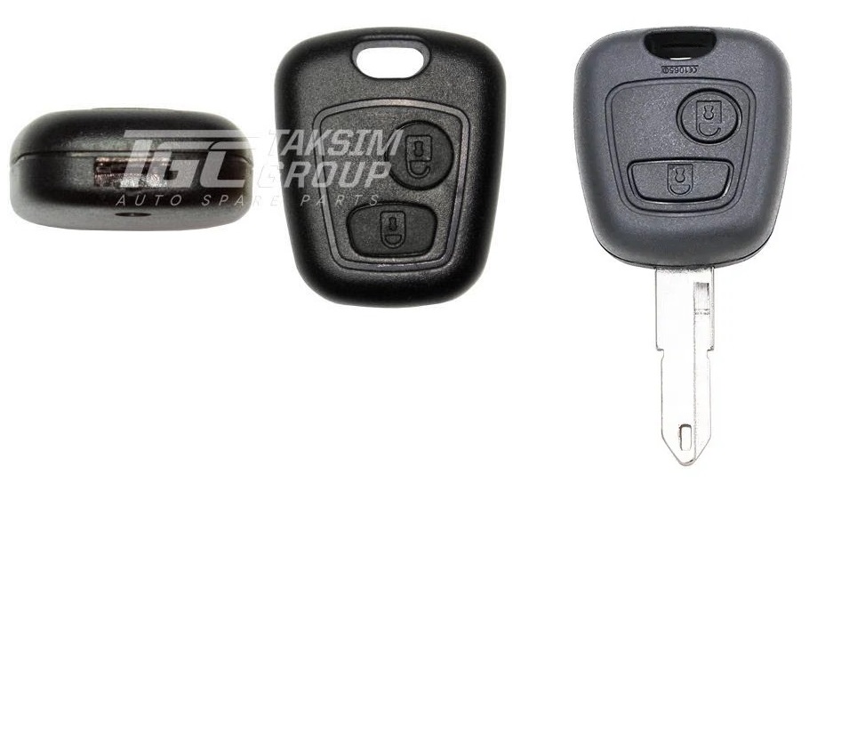CARCAZA LLAVE CONTACTO CITROEN C3 MODELO VIEJO PICASSO LLAVE PLANA [TAKSIM GROUP]
