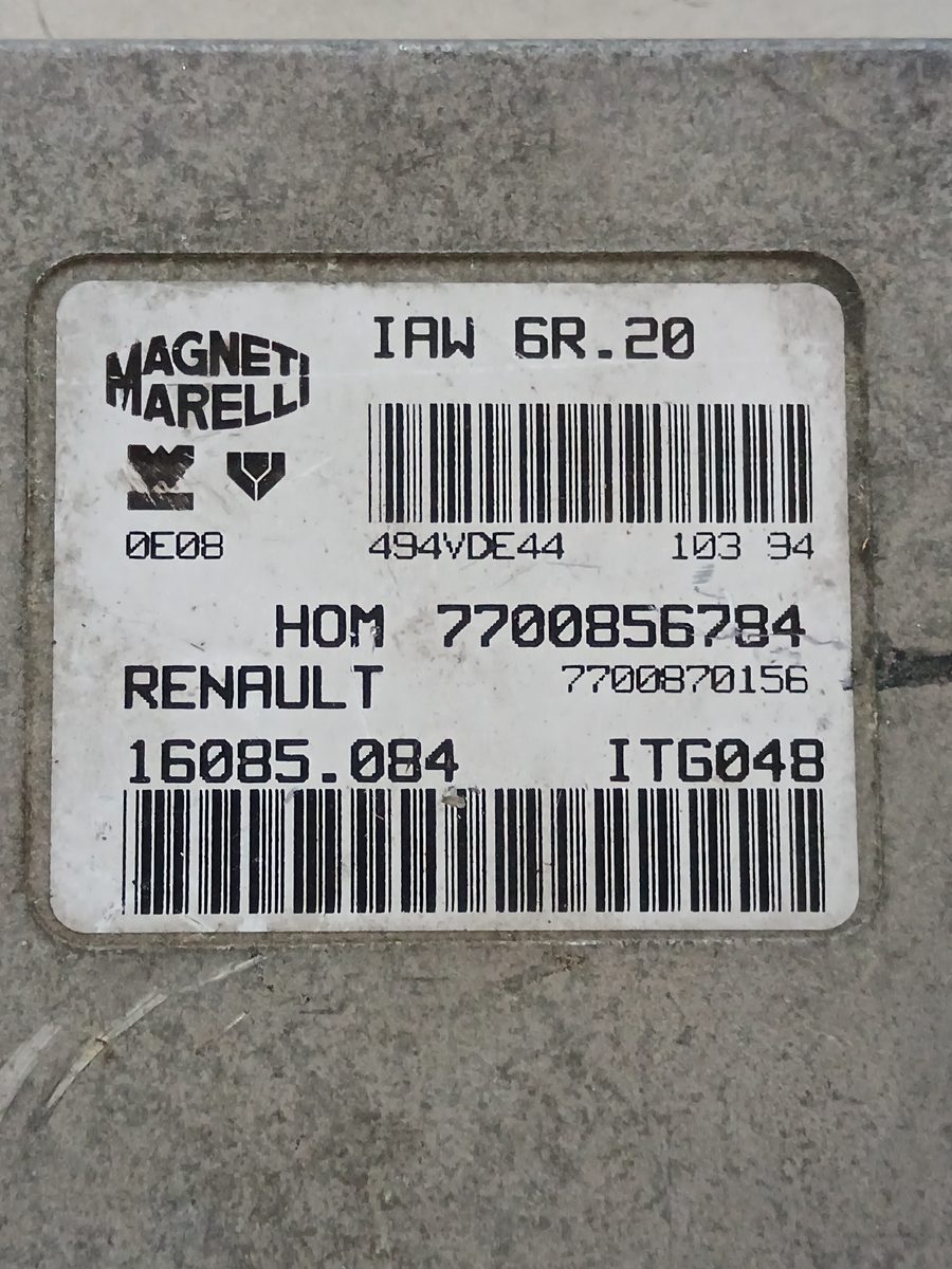Centralita Motor Uce Renault Twingo (CO6) 1993-2007 1.2 (C066/67/68) 1.2L 40kW 7700856784