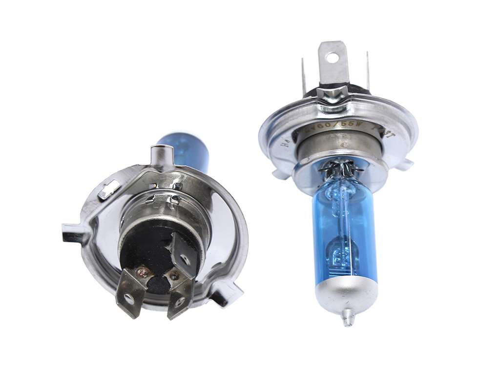 LAMPARA JGO. H4 12V 60/55W P43T AZUL