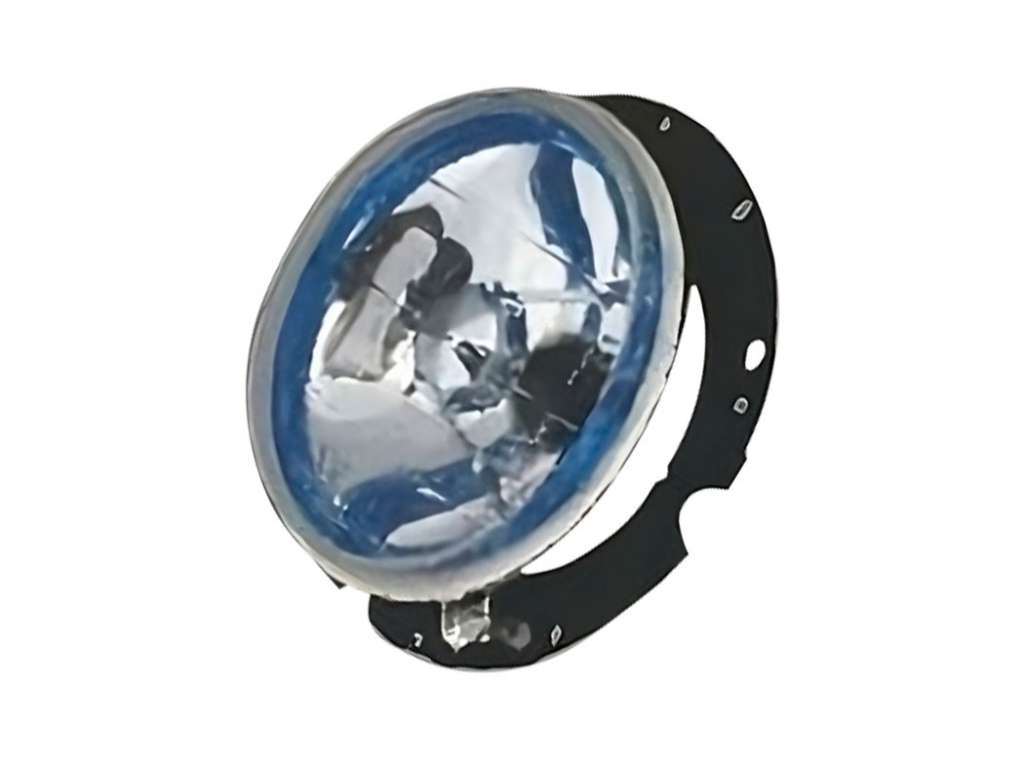 SEMIOPTICA VW FUSCA C/SOPORTE METALICO C/ARO LED AZUL