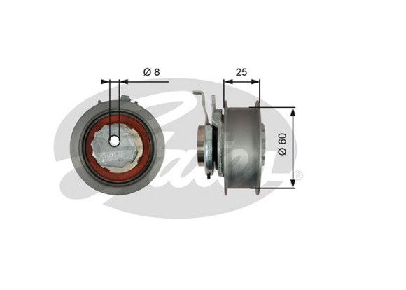 RULEMAN TENSOR DISTRIBUCION VW UP 1.0 SAVEIRO CROSS AUDI A1