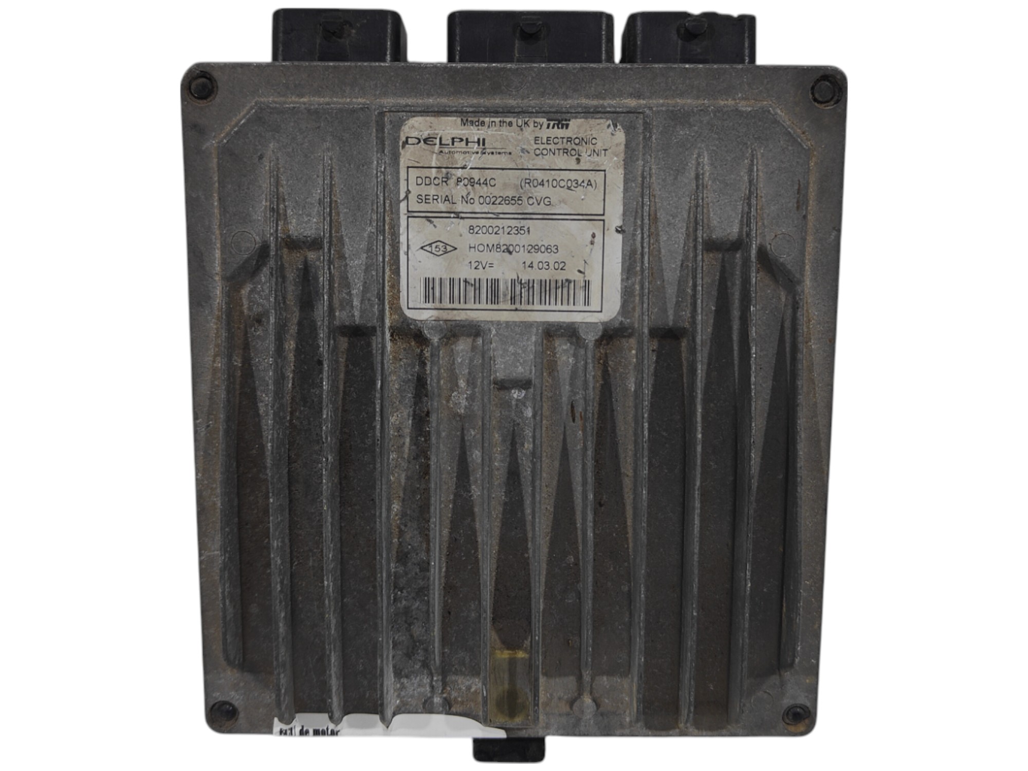 ECU de motor Renault CLIO II 1.5 DCI, Ref: 4764-K3B8