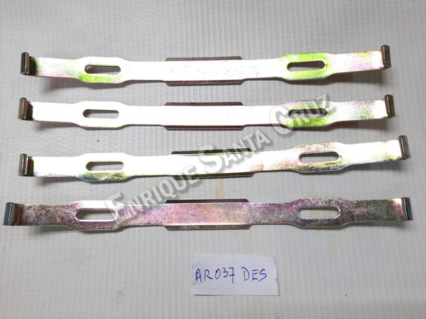 Placas de sujeción de pastillas de freno