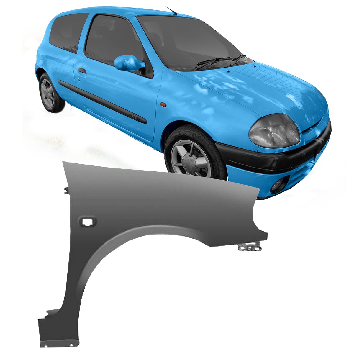 Guardabarro Derecho Renault Clio Soport 2000  2003