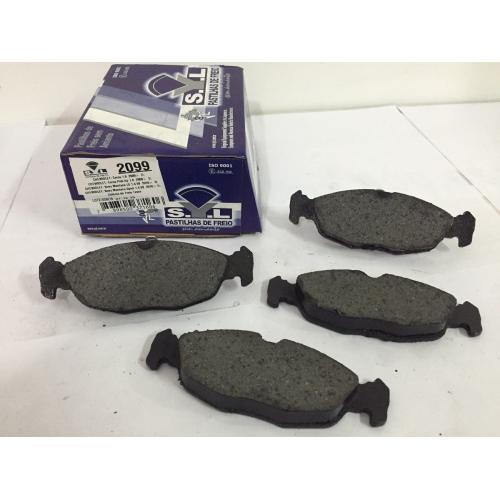 JGO. PASTILLAS FRENO CHEVROLET AGILE 1.4 2010... 140X48X16-141X48X16MM