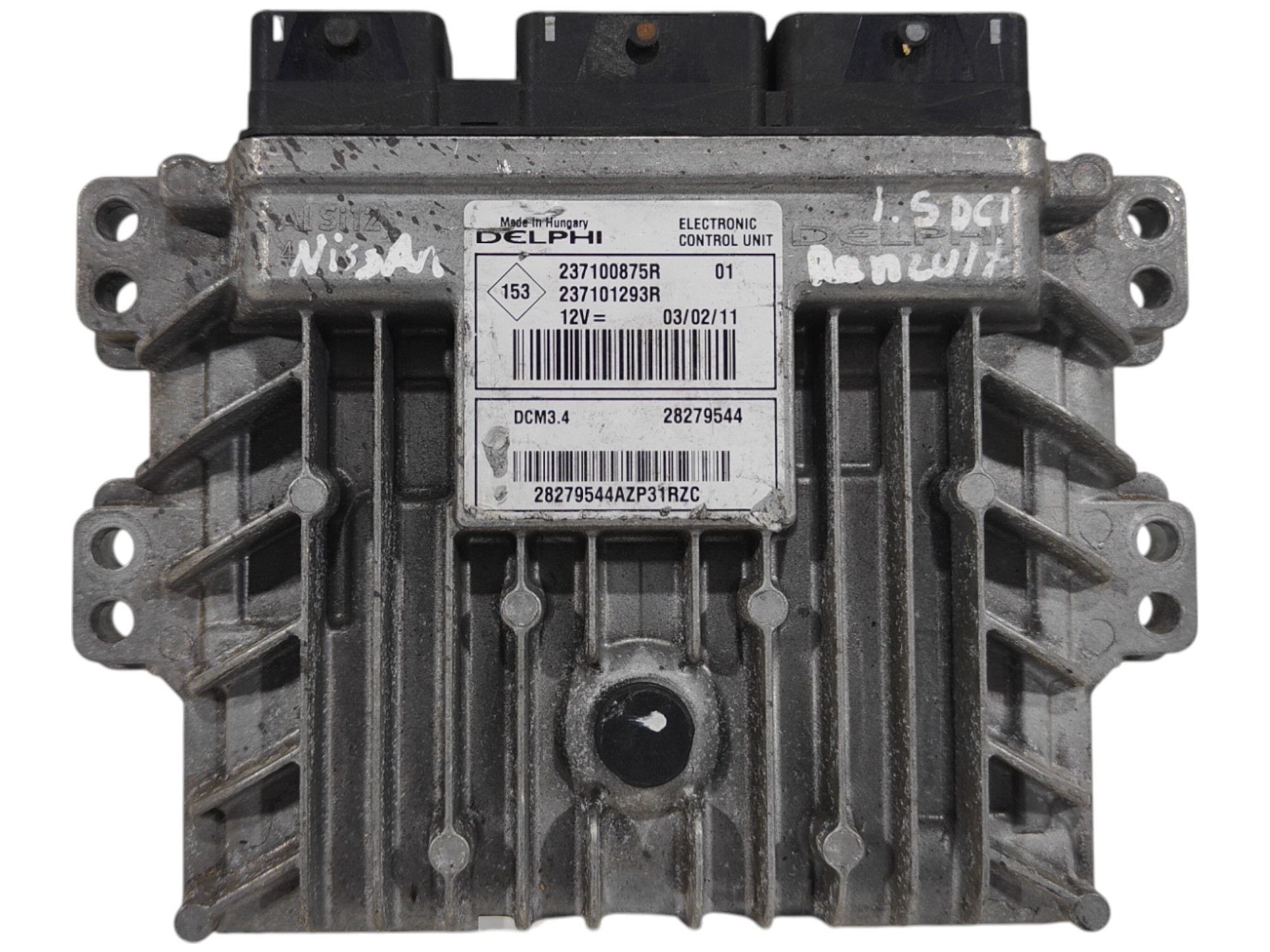 ECU de motor Delphi 1.5dci , Ref: 8289-K3A6