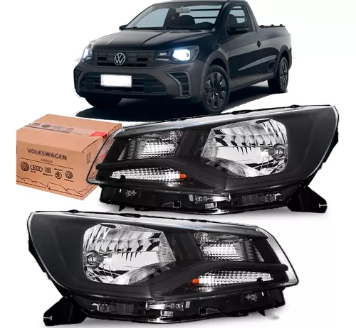 Par farol Saveiro 2024 2025 Borde Robusto Negro Original