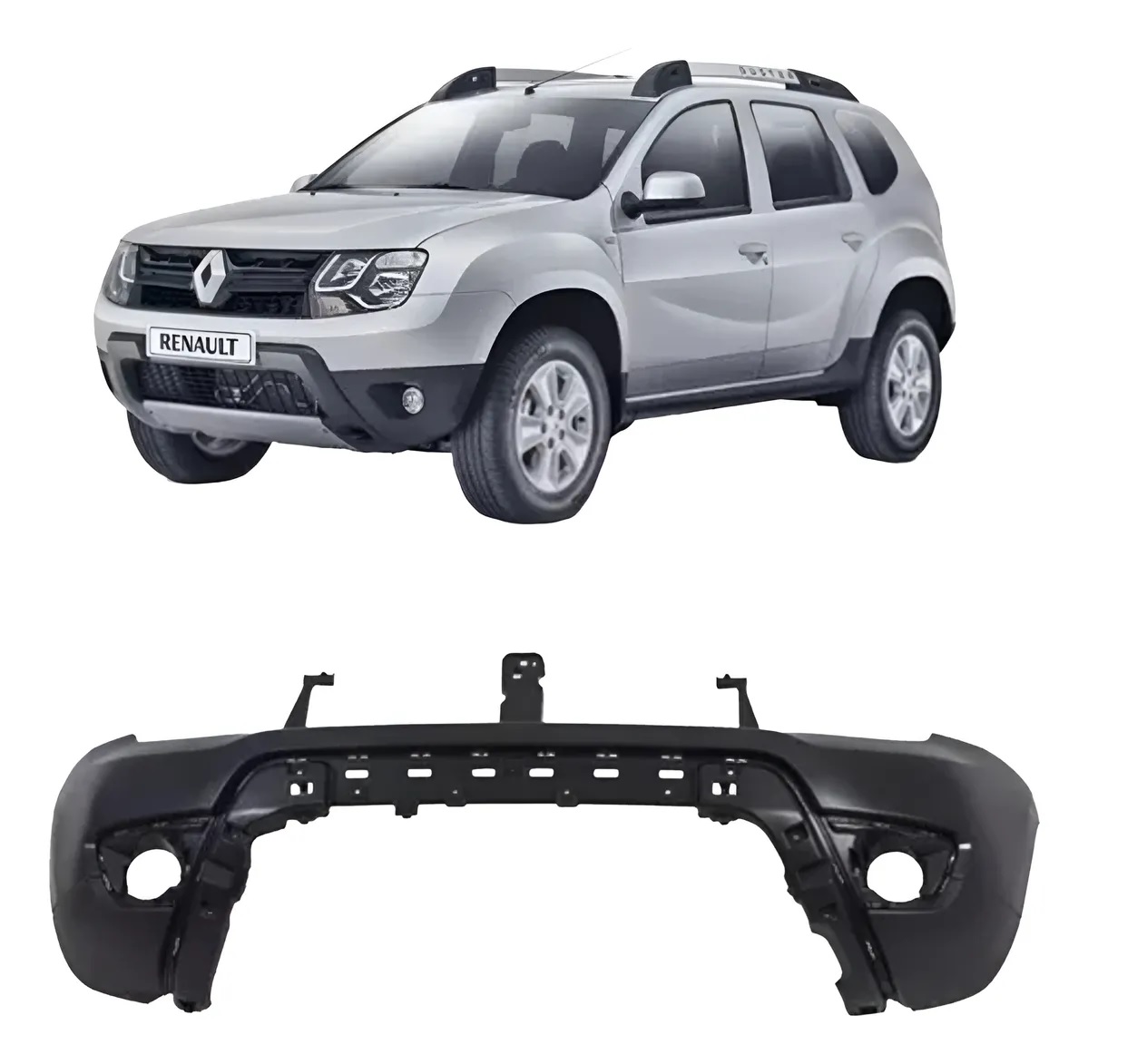 PARAGOLPE DELANTERO RENAULT DUSTER /OROCH DESDE 2015 EN ADELANTE ALTERNATIVO [ALTERNATIVO]