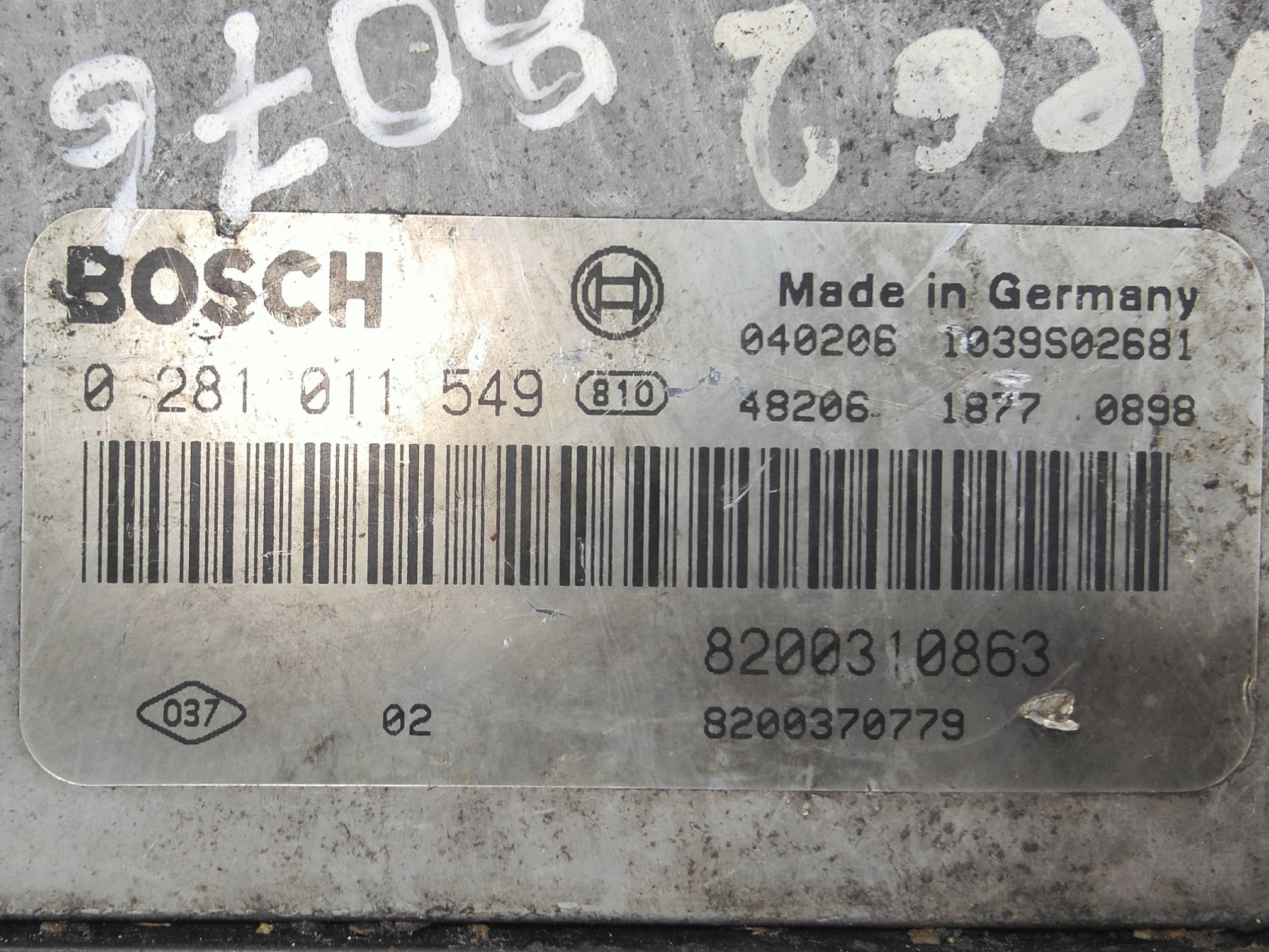 ECU de motor Renault Megane 2 Scenic 1.9 DCI , Ref: 8076-K3A6