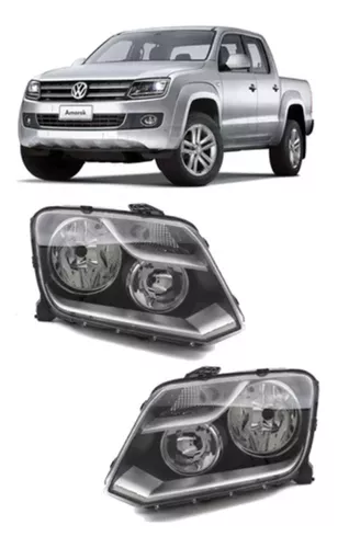 Par de faros delanteros VW Amarok ajuste manual