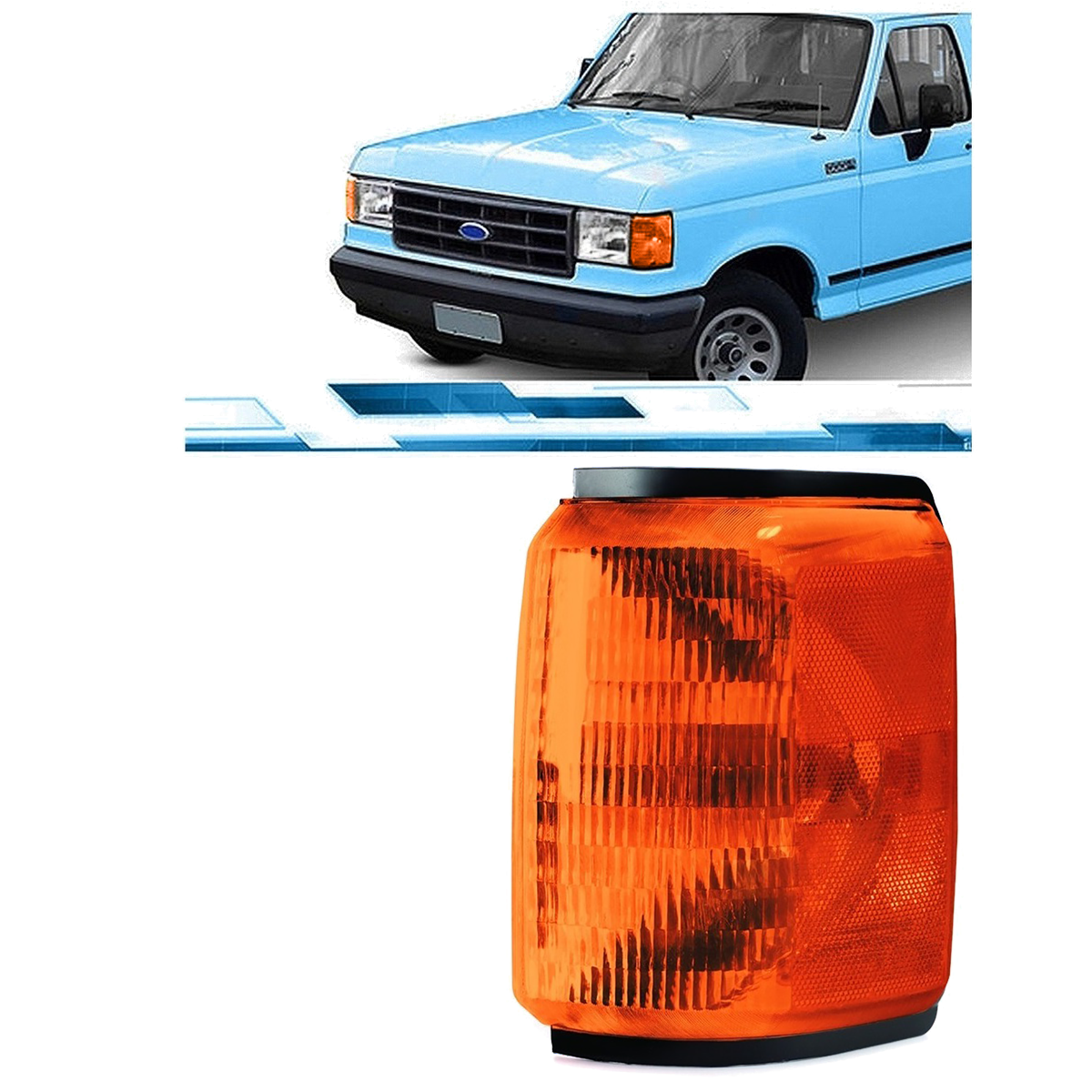 Señalero Izquierdo Ambar Ford F1000 / F4000 1992 1997