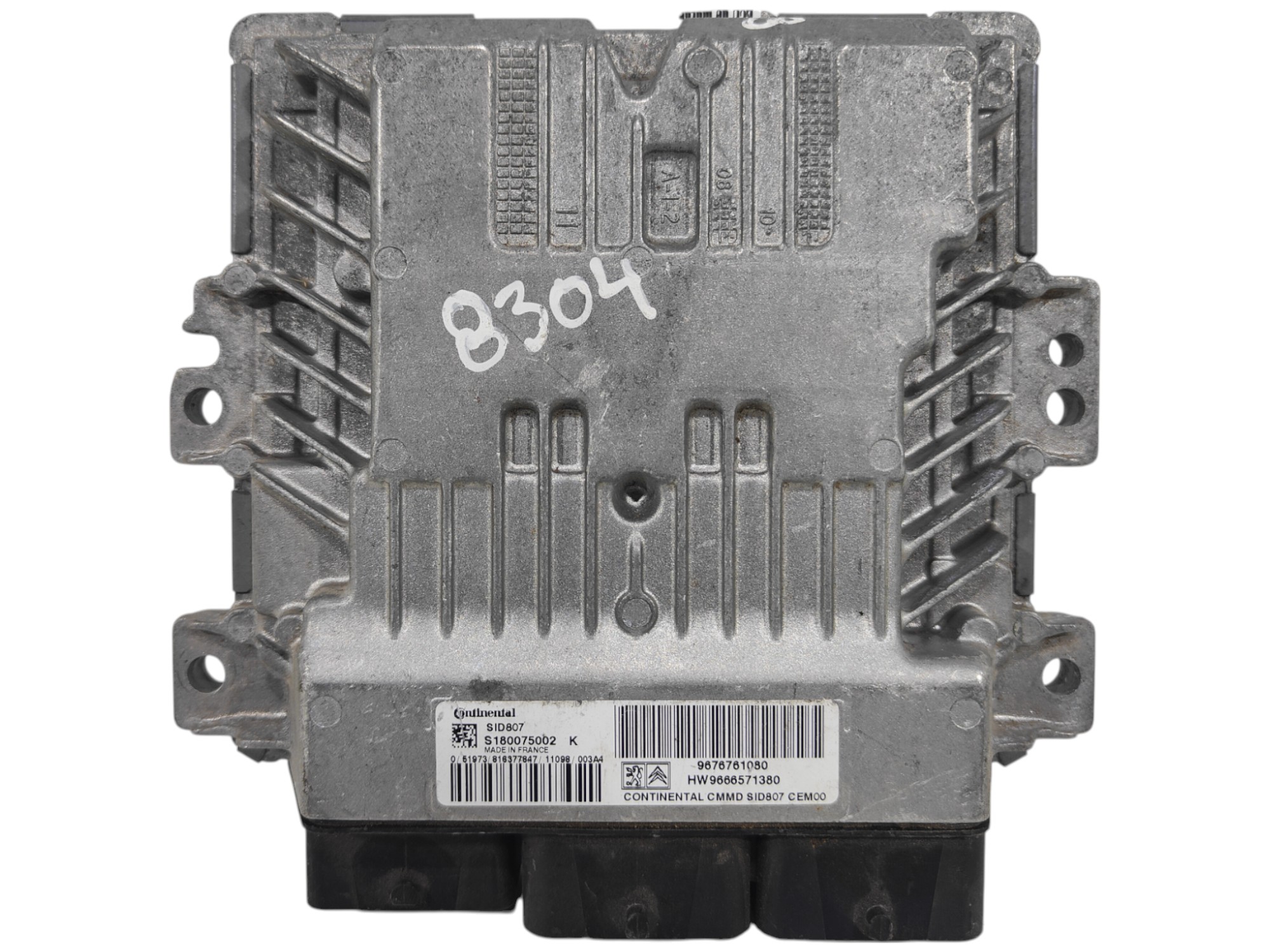 ECU de motor Peugeot 3008 1.6 HDI , Ref: 8304-K3B2