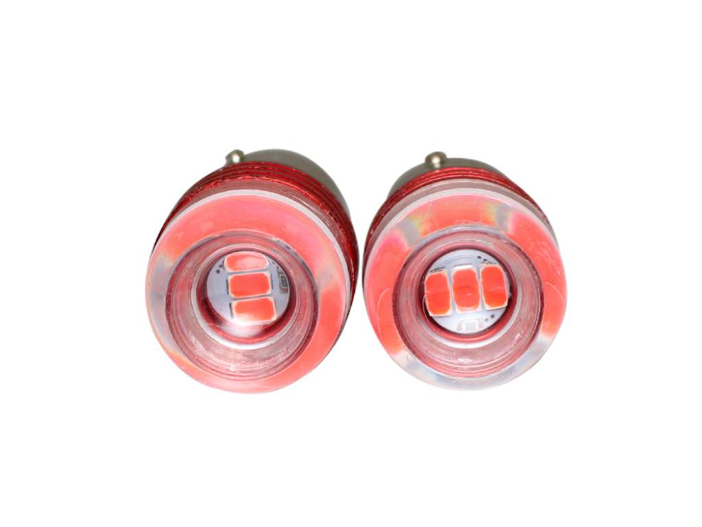 Lámpara de señalización 12V 21W 1 Polo Roja LED intermitente