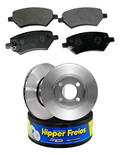 Kit Discos Y Pastillas Freno Chery Fulwin Ventilado