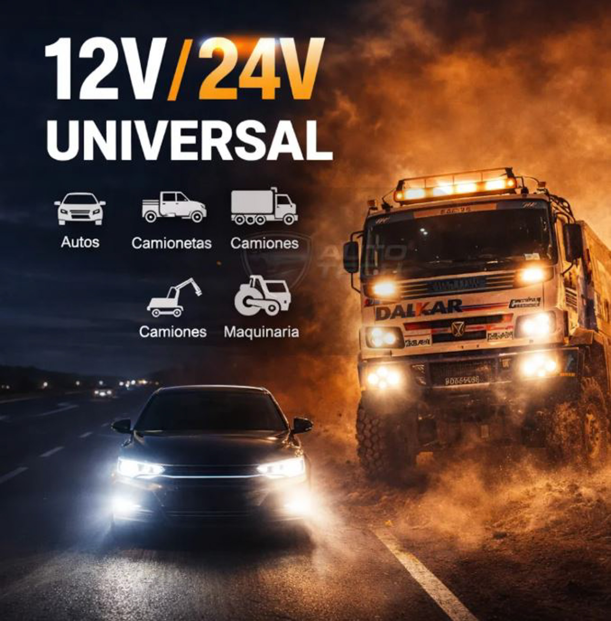 KIT IRX H4 DAKAR LED 12/24V 40000LMS C/CANBUS 55W