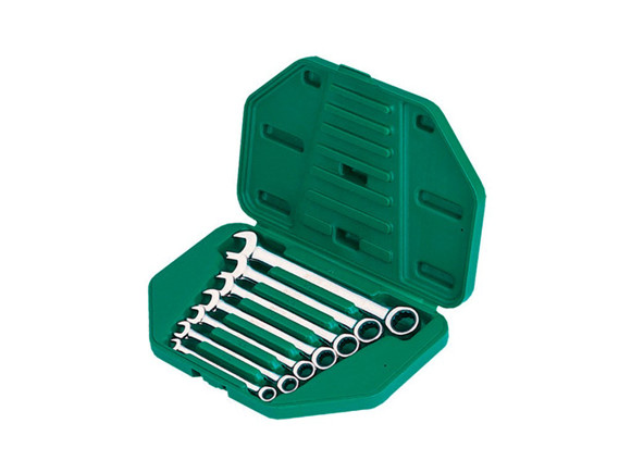 JUEGO LLAVES COMB C/ CRIQUE 7PZAS PULGADA