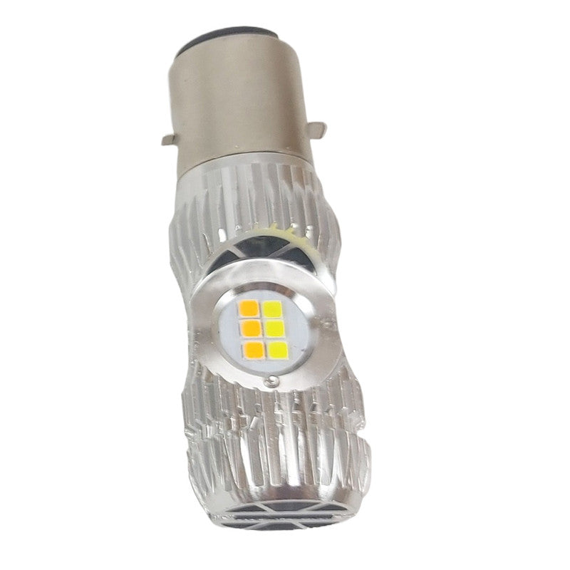 Lampara Led Moto Alta/Baja 7.2W 12-30V Ba20D Blanca/Ambar