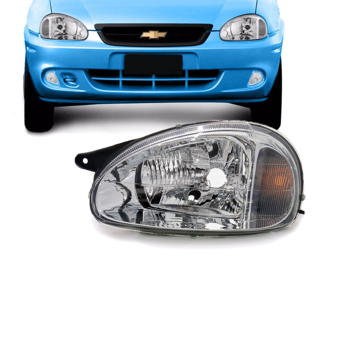 Semioptica Izquierda Chevrolet Corsa 2000 / 2010 Lisa