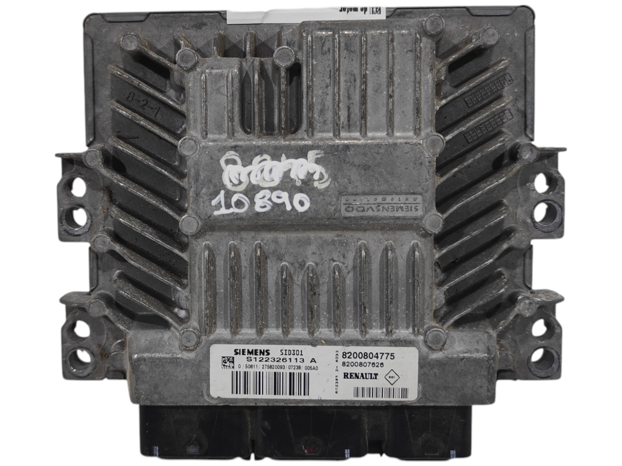 ECU de motor Renault MEGANE 1.5 DCI 106CV (K9KP732) , Ref: 10890-K3A7
