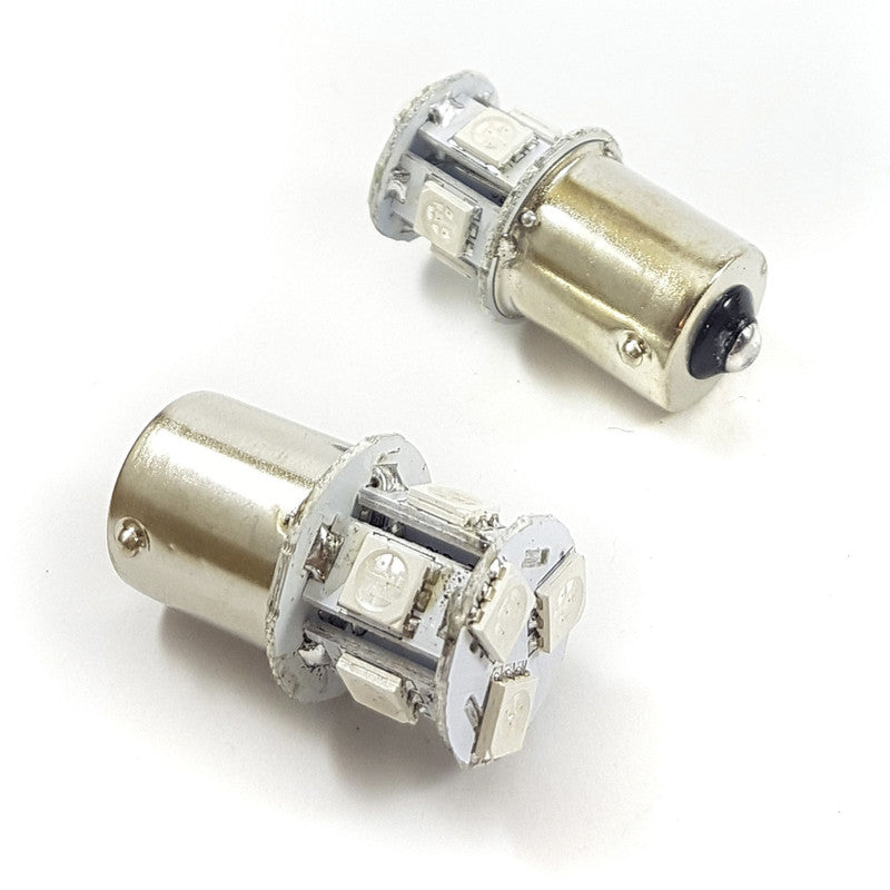 Lampara S25 8 Led Ambar 1 Polo x2 Un