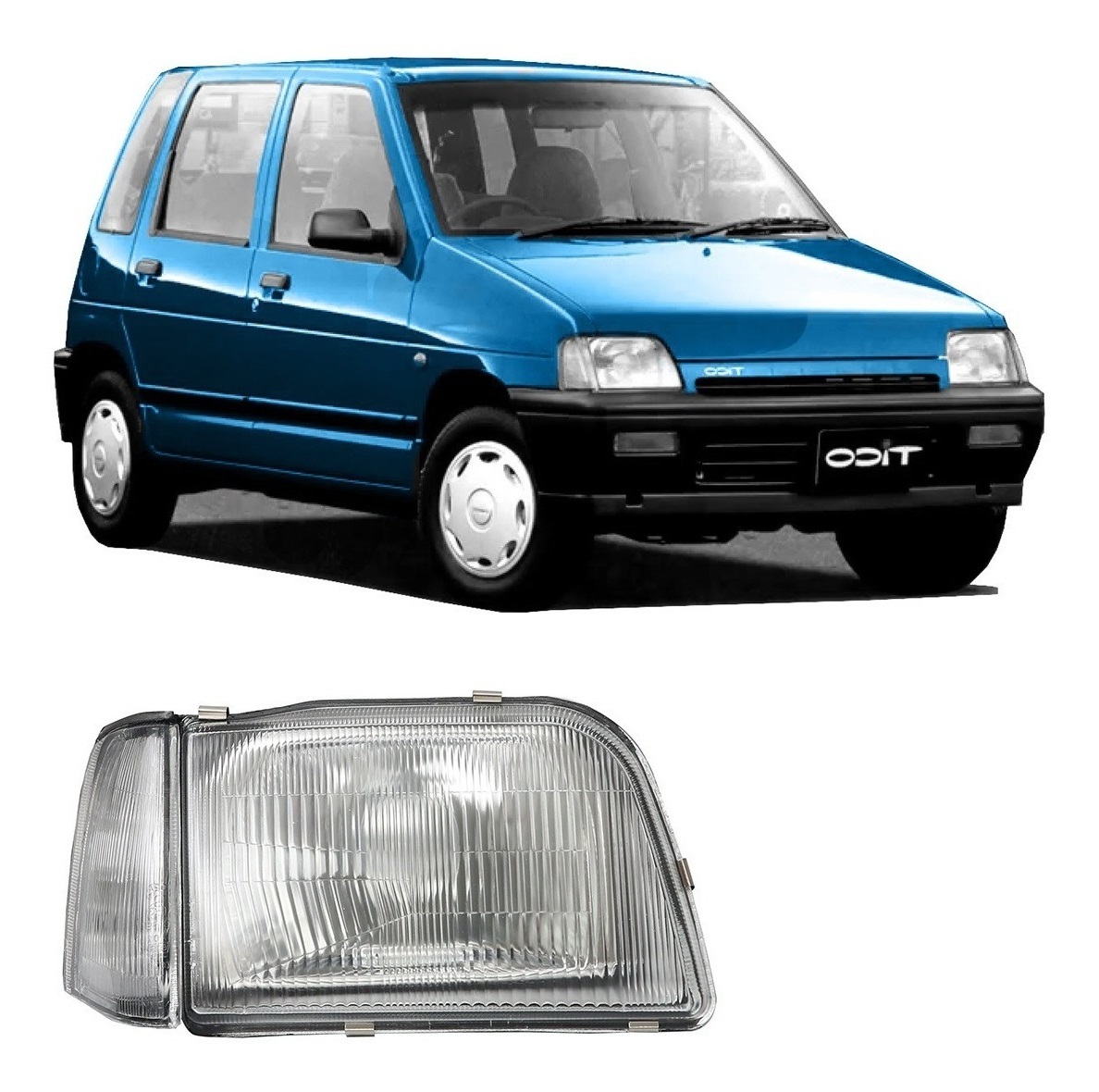 Semioptica Derecha Daewoo tico