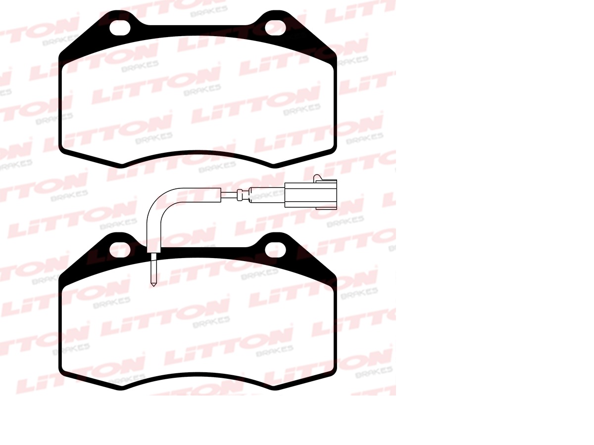 PASTILLAS FRENO DELANTERAS RENAULT CLIO IV SISTEMA BREMBO ARGENTINAS [LITTON]