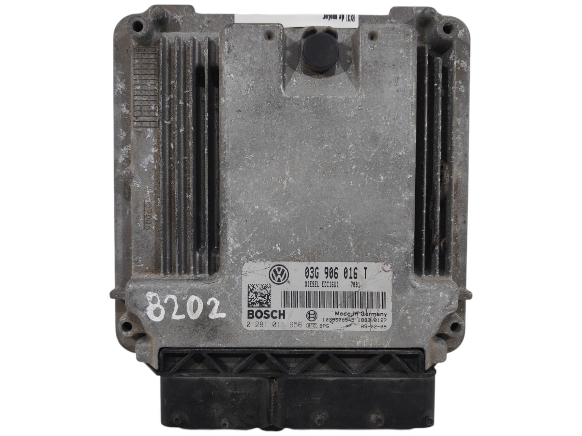 ECU de motor Volkswagen Golf MK5 2.0 TDI 140hp , Ref: 8202-K3B3
