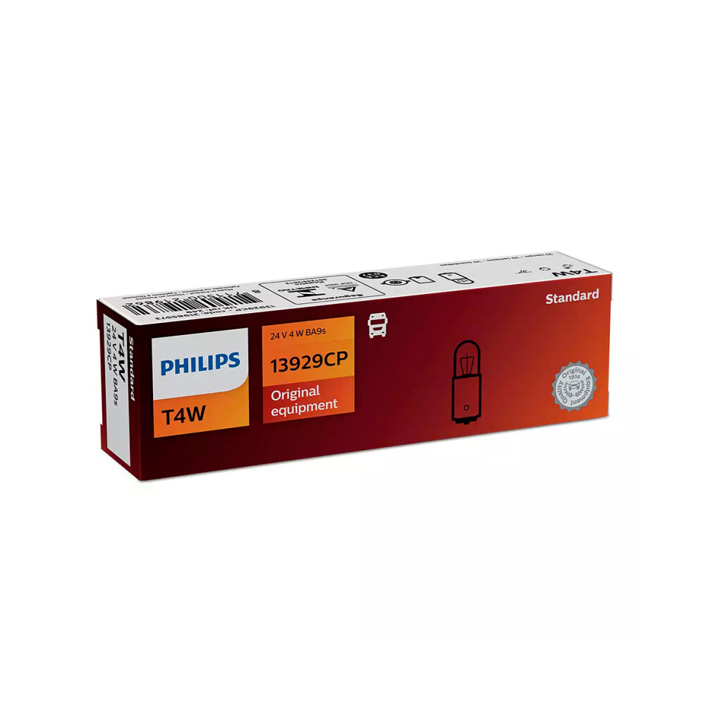 LAMPARA - 24V T4W BA9S PHILIPS