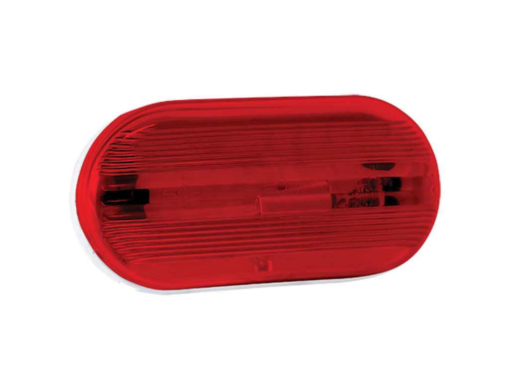 FARO LATERAL UNIV. OVALADO ROJO 105X54