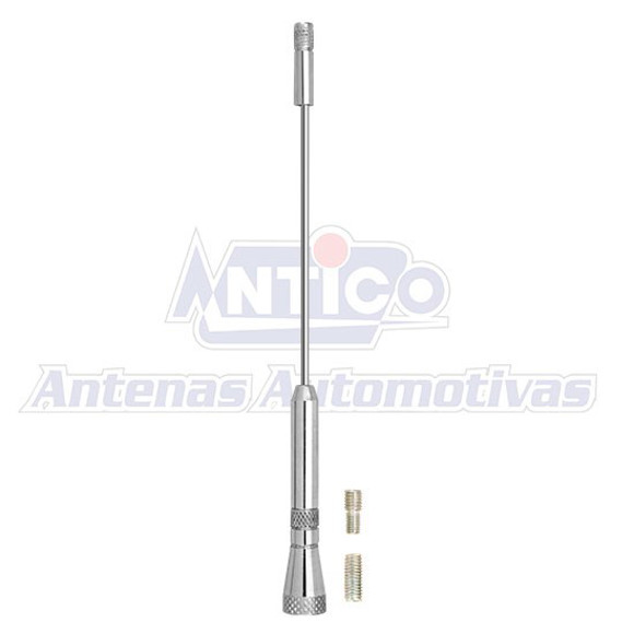 MASTIL DE ANTENA DE ALUMINIO PARA AUTO ROSCA 5/6MM