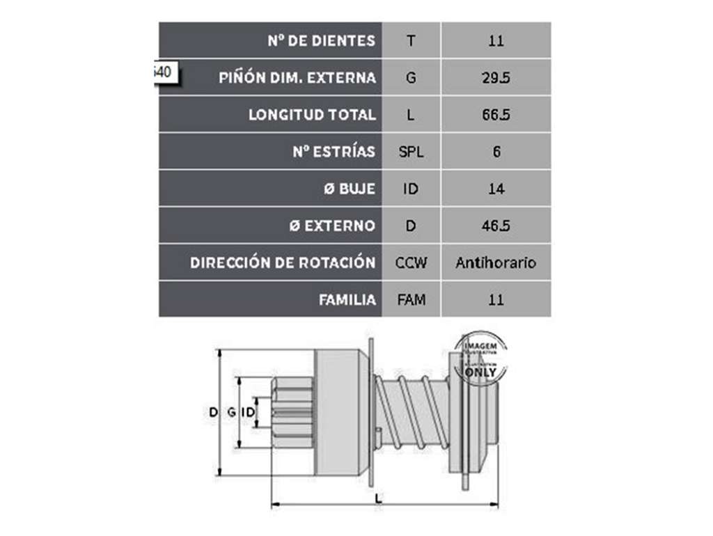 Bendix de arranque