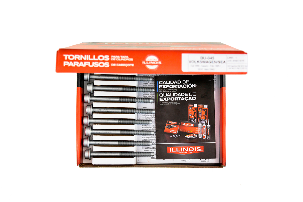 TORNILLO VOLKSWAGEN JGO TAPA CILINDROS GOL 1.0 8V ILLINOIS