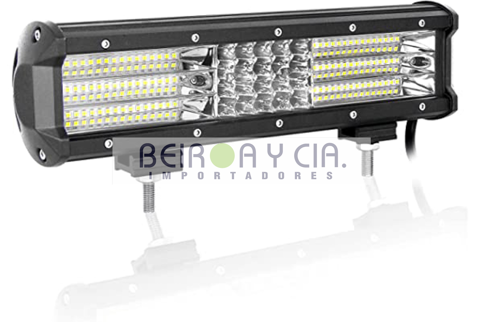 FARO LED BARRA 216W BLA/AMB 37.5 CM FIJO/DESTELLAN