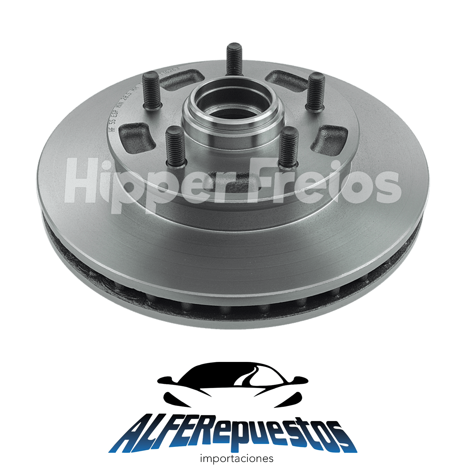 DISCO FRENO CHEVROLET S10 4X2 C/MAZA 276MM 5 TORN.