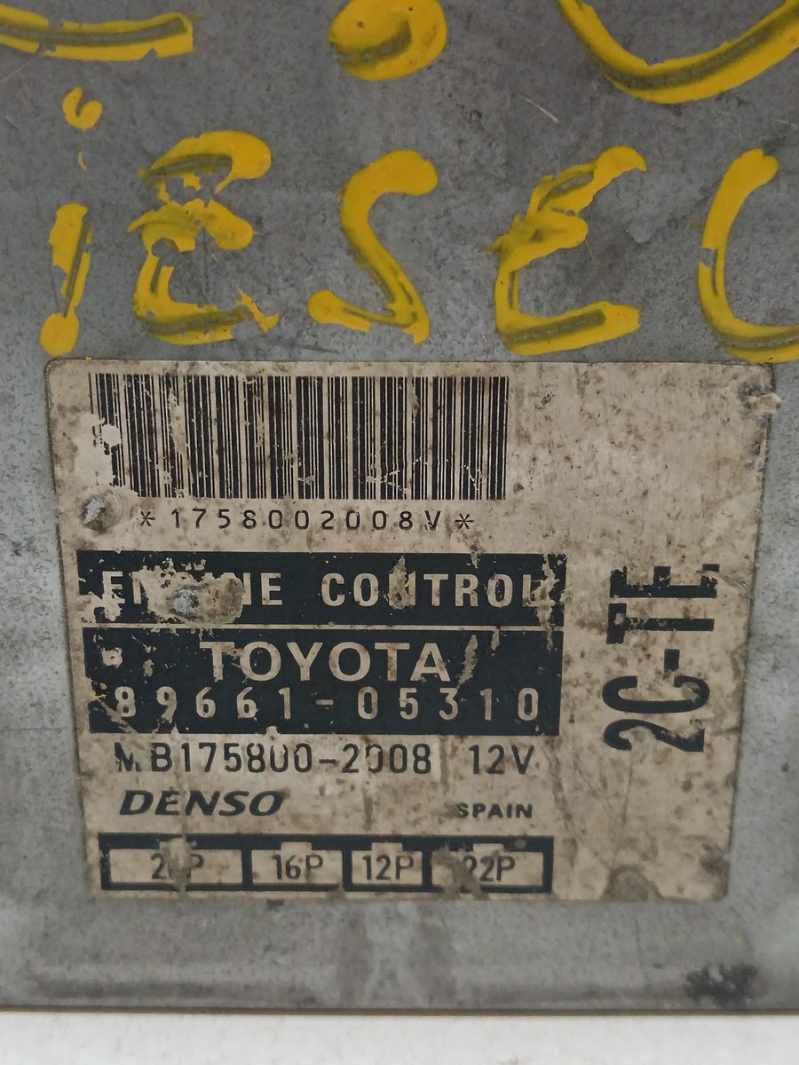 Centralita Motor Uce Toyota Corolla (E15) 2006-2011 Luna 2.0L 93kW 8966105310