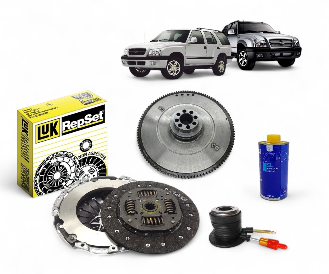 KIT EMBRAGUE COMPLETO S10/BLAZER MWM 2.8 TD