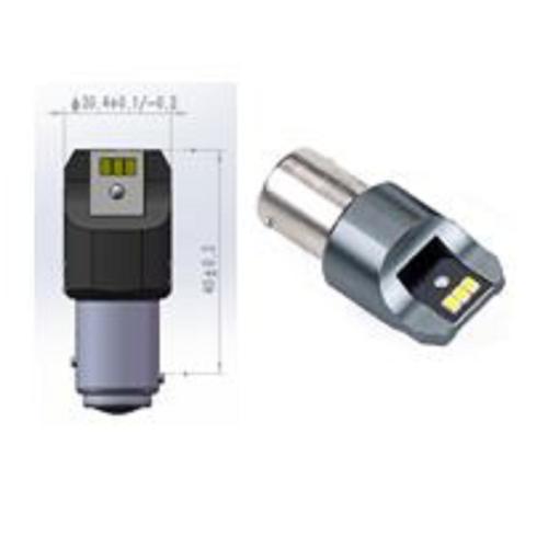 LAMPARA TIPO LED 1 POLO 6 LED BLANCA CANBUS BA15S 1156 LX191156 S25 6X3020SMD