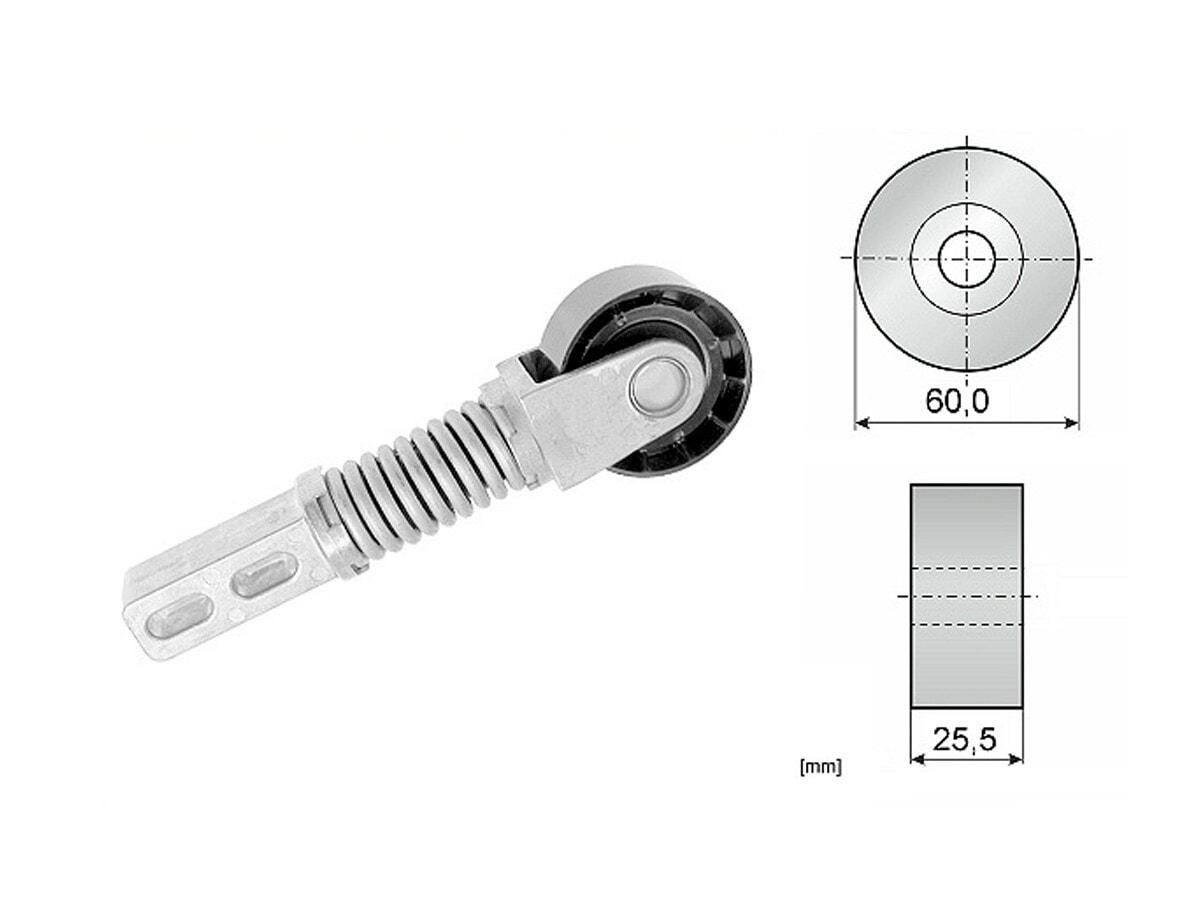 Tensor de correa de accesorios